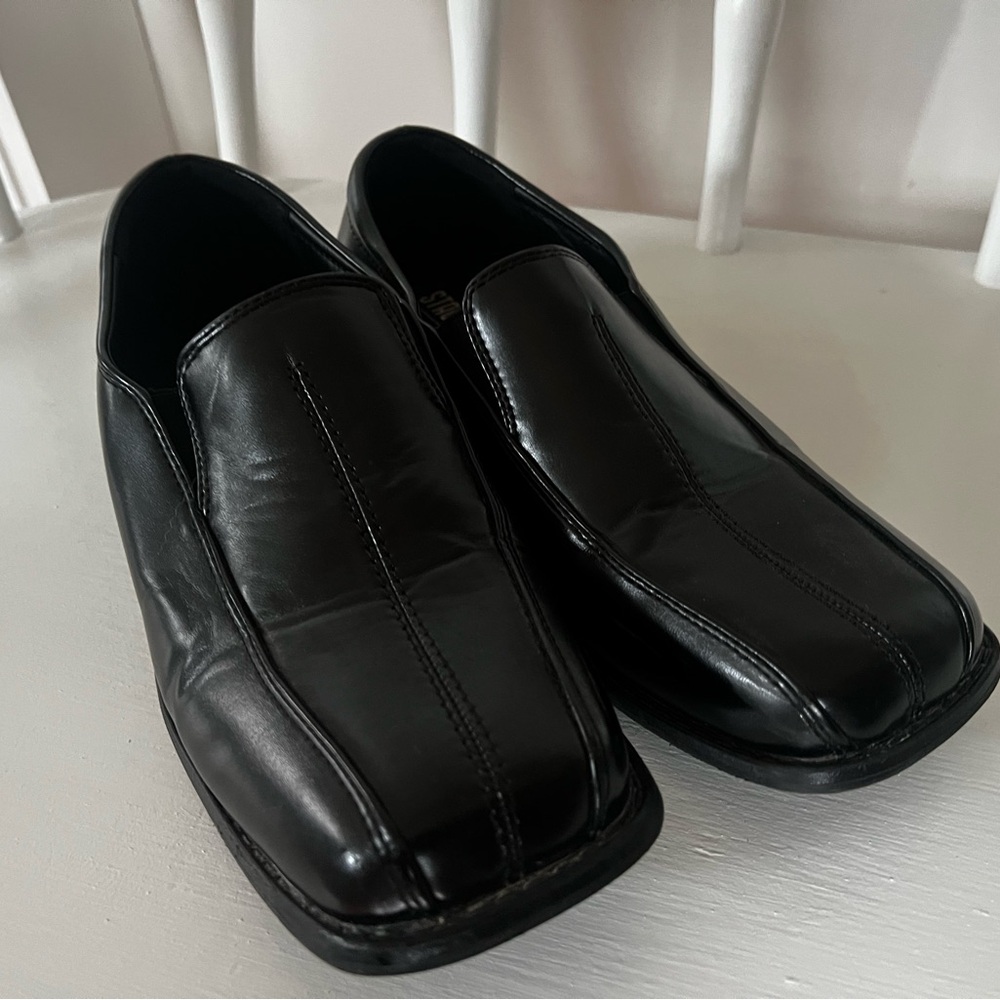 Men’s Black Stacy Adams Dress Shoes Size 7
